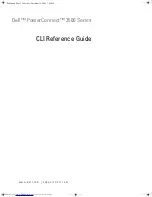 Dell PowerConnect 3500 Series Cli Reference Manual preview