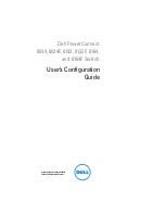 Предварительный просмотр 1 страницы Dell PowerConnect 8024 User Configuration Manual