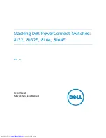 Dell PowerConnect 8132 Manual предпросмотр