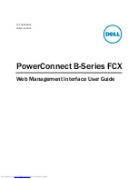 Предварительный просмотр 1 страницы Dell PowerConnect B-FCX User Manual