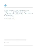 Предварительный просмотр 1 страницы Dell PowerConnect J-SRX240 Hardware Manual