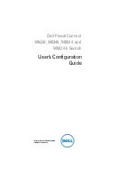 Предварительный просмотр 1 страницы Dell PowerConnect M6220 User Configuration Manual