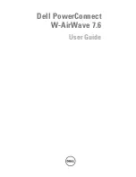 Dell PowerConnect W-AirWave 7.6 User Manual предпросмотр