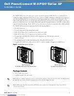 Preview for 1 page of Dell PowerConnect W-AP124 Installation Manual