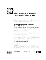 Preview for 1 page of Dell PowerEdge 1300 Update Manual