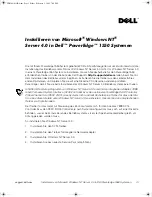 Preview for 11 page of Dell PowerEdge 1550 Installation Manual