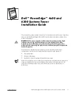 Preview for 7 page of Dell POWEREDGE 4300 Installation Manual