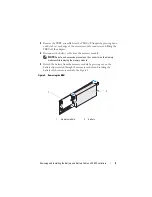 Preview for 7 page of Dell PowerEdge 5/i Removing And Installing The Battery And Battery Cable