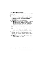 Preview for 8 page of Dell PowerEdge 5/i Removing And Installing The Battery And Battery Cable