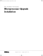 Preview for 3 page of Dell PowerEdge 64 Series Upgrade Installation Manual