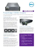 Preview for 1 page of Dell PowerEdge C5000 Specifications