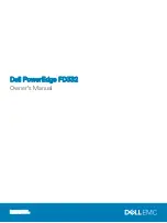 Preview for 1 page of Dell PowerEdge FD332 Owner'S Manual