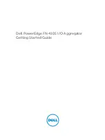 Preview for 1 page of Dell PowerEdge FN410S Getting Started Manual