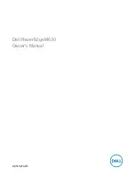 Dell PowerEdge M630 Owner'S Manual preview
