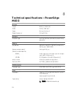 Предварительный просмотр 128 страницы Dell PowerEdge M830 Owner'S Manual