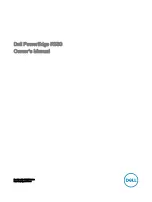 Dell PowerEdge R230 Owner'S Manual preview