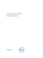 Предварительный просмотр 1 страницы Dell PowerEdge R430 Owner'S Manual