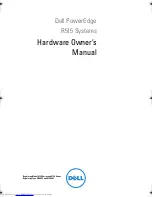 Предварительный просмотр 1 страницы Dell POWEREDGE R515 Hardware User Manual