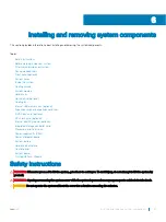 Предварительный просмотр 61 страницы Dell PowerEdge R530 Owner'S Manual