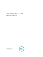 Dell PowerEdge R530xd Owner'S Manual preview