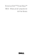 Dell PowerEdge R610 (Spanish) Manual De Usuario preview