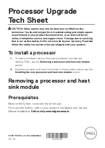 Dell PowerEdge R840 Processor Upgrade Tech Sheet preview