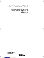 Dell PowerEdge R910 Hardware Owner'S Manual preview