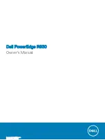 Dell PowerEdge R930 Owner'S Manual preview