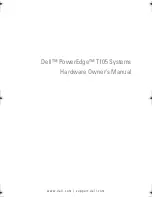 Preview for 1 page of Dell PowerEdge T105 Systems Hardware Owner'S Manual