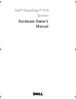 Предварительный просмотр 1 страницы Dell PowerEdge T110 Hardware Owner'S Manual