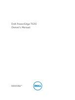 Dell PowerEdge T630 Owner'S Manual предпросмотр