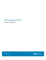 Preview for 1 page of Dell PowerEdgeFC430 Owner'S Manual