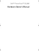 Dell PowerVault DL2000 Hardware Owner'S Manual preview