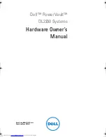 Preview for 1 page of Dell PowerVault DL2200 CommVault Owner'S Manual
