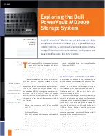 Предварительный просмотр 1 страницы Dell PowerVault MD3000 Brochure