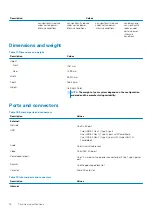 Preview for 18 page of Dell Precision 3551 Setup And Specifications Manual