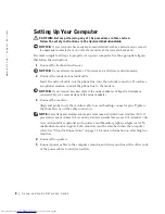 Preview for 8 page of Dell Precision 360N Setup And Quick Reference Manual