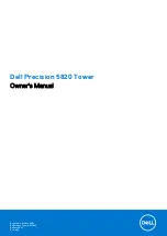 Dell Precision 5820 Tower Owner'S Manual preview