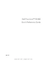 Предварительный просмотр 1 страницы Dell Precision M2300 Quick Reference Manual