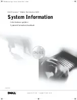 Dell Precision M40 System Information Manual preview