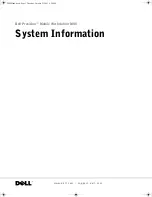 Preview for 3 page of Dell Precision M40 System Information Manual