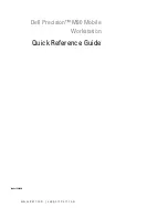 Preview for 1 page of Dell Precision M90 PP05XA Quick Reference Manual