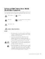 Preview for 7 page of Dell Precision Mobile Workstation M50 System Information Manual