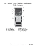 Preview for 10 page of Dell Precision T3500 Technical Manual