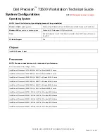 Preview for 12 page of Dell Precision T3500 Technical Manual