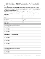 Preview for 13 page of Dell Precision T3500 Technical Manual