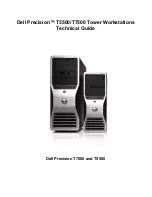 Dell Precision T5500 Technical Manual предпросмотр