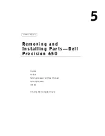 Preview for 81 page of Dell Precision Workstation 650 User Manual