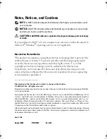 Preview for 2 page of Dell Precision Workstation M6400 Setup And Quick Reference Manual