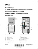 Dell Precision Workstation T1500 Setup & Features Manual preview